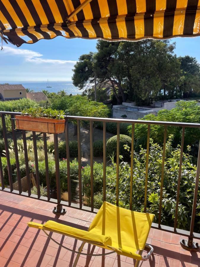 Appartement Cosy Vue Mer A 50 M De La Plage - Refait A Neuf Et Climatise Le Pradet Exterior foto